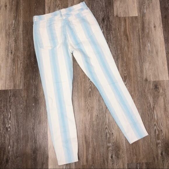 FRAME Le High Skinny Crop Ombré Stripe 28 NWT - Picture 2 of 12